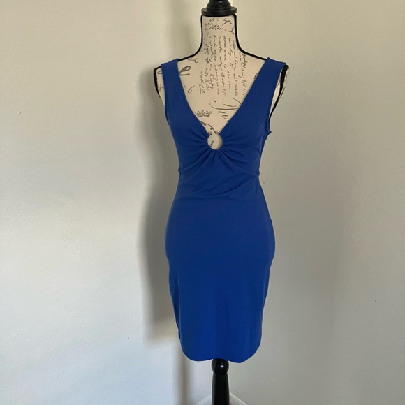Y2K Blue Midi Dress - Picture 2 of 7